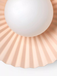 houseof Pleat Flush Wall & Ceiling Light, Burnt Orange/Pink - thumbnail 4