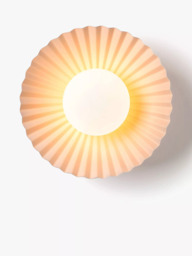 houseof Pleat Flush Wall & Ceiling Light, Burnt Orange/Pink - thumbnail 3