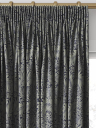 William Morris At Home Larkspur Woven Made to Measure Curtains or Roman Blind, Indigo - thumbnail 2