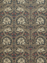 William Morris At Home Larkspur Woven Made to Measure Curtains or Roman Blind, Indigo - thumbnail 1