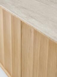 John Lewis Scoop 4 Door Sideboard, Oak - thumbnail 4
