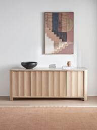 John Lewis Scoop 4 Door Sideboard, Oak - thumbnail 6