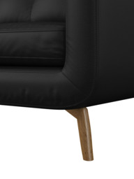 John Lewis Barbican LHF Chaise Leather Sofa, Light Leg - thumbnail 6