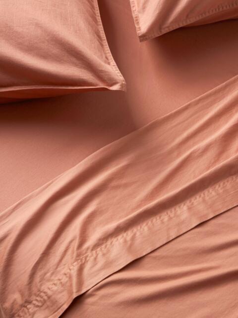 John Lewis Washed Organic Cotton Flat Sheet - image 1