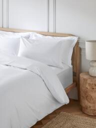John Lewis Egyptian Cotton Percale Easy Care 400 Thread Count Bedding - thumbnail 2