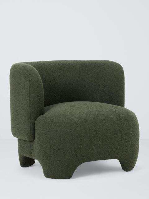 John Lewis Elephant Armchair, Green Boucle - image 1