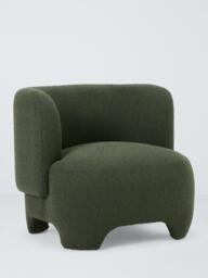 John Lewis Elephant Armchair, Green Boucle - thumbnail 1