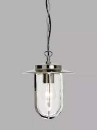 Astro Montparnasse Outdoor Pendant Porch Light, Polished Nickel - thumbnail 1