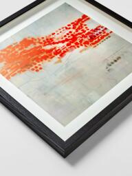 John Lewis Ele Pack 'Orange Then They Flew' Framed Print & Mount, 52 x 52cm, Orange - thumbnail 2