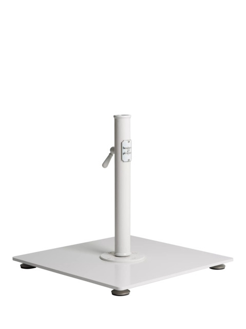 Business & Pleasure Co. Classic Parasol Base, White - image 1