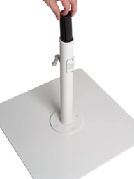 Business & Pleasure Co. Classic Parasol Base, White - thumbnail 3
