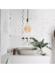 Tala Ceiling Pendant Cord Light, Brass - thumbnail 6