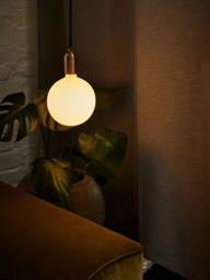 Tala Ceiling Pendant Cord Light, Brass - thumbnail 2