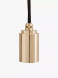 Tala Ceiling Pendant Cord Light, Brass - thumbnail 4