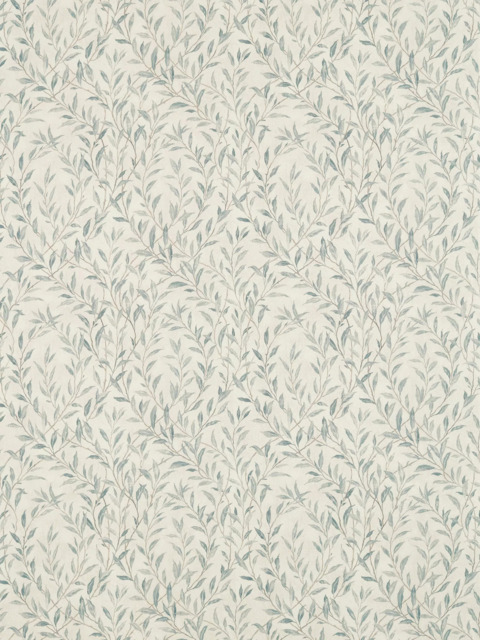 Sanderson Osier Made to Measure Curtains or Roman Blind, Wedgwood/Silver - image 1