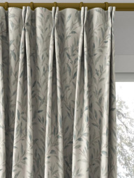 Sanderson Osier Made to Measure Curtains or Roman Blind, Wedgwood/Silver - thumbnail 4