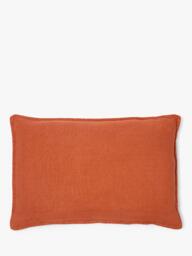 The Conran Shop Wallis Linen Cushion Cover, Brick