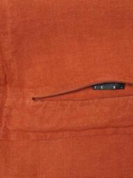 The Conran Shop Wallis Linen Cushion Cover, Brick - thumbnail 4