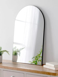 Yearn Delicacy Overmantel Wood Frame Wall Mirror, 75 x 50cm