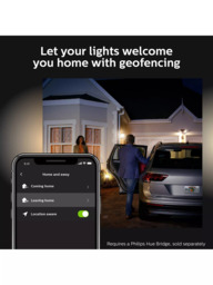 Philips Hue Turaco LED Smart Outdoor Wall Light, Black - thumbnail 6