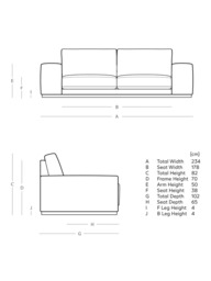 Swoon Denver Large 3 Seater Sofa - thumbnail 3