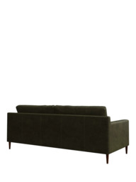 John Lewis Draper II Large 3 Seater Leather Sofa, Dark Leg - thumbnail 4