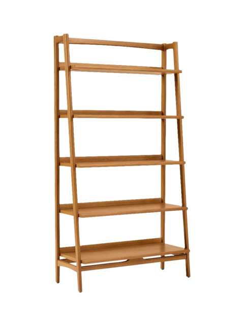 west elm Mid-Century Wide Wood Bookcase, Acorn - image 1