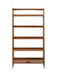west elm Mid-Century Wide Wood Bookcase, Acorn - thumbnail 3