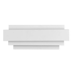John Lewis Mezze Large Metal Wall Light, White - thumbnail 3
