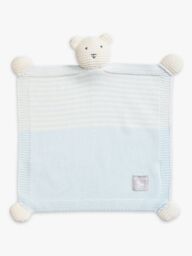 The Little Tailor Baby Knitted Bear Blanket Comforter - thumbnail 1