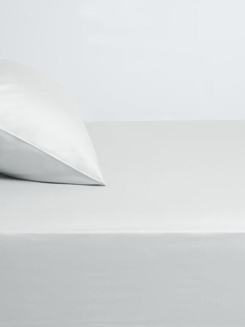 John Lewis Temperature Balance Cotton Sateen 400 Thread Count Deep Fitted Sheet - image 1