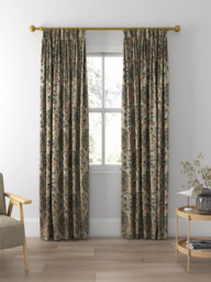 Morris & Co. Kelmscott Tree Made to Measure Curtains or Roman Blind, Russett/Forest - thumbnail 5