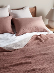 Bedfolk Dream Cotton Reversible Bedspread - thumbnail 2