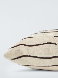 John Lewis Undulate Rectangular Cushion, Natural - thumbnail 3