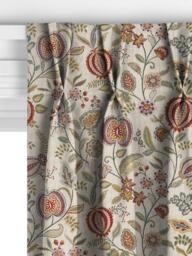 John Lewis Amalia Floral Jacquard Made to Measure Curtains or Roman Blind, Multi - thumbnail 5