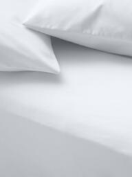 John Lewis Egyptian Cotton Sateen 1200 Thread Count Extra Deep Fitted Sheet, White