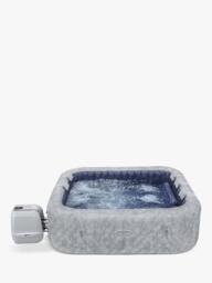 Lay‑Z‑Spa San Francisco HydroJet Pro EnergySense Smart Inflatable Square Hot Tub with Cover, 7 Person