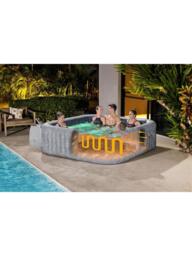 Lay‑Z‑Spa San Francisco HydroJet Pro EnergySense Smart Inflatable Square Hot Tub with Cover, 7 Person - thumbnail 3