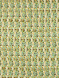 Morris & Co. Ben Pentreath Daffodil Made to Measure Curtains or Roman Blind, Cove Blue/Chocolate