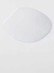 John Lewis Pond Bevelled Glass Wall Mirror, 70 x 50cm, Clear - thumbnail 1