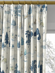 Disney Home x Sanderson Winnie Made to Measure Curtains or Roman Blind, Bonbon Blue - thumbnail 2