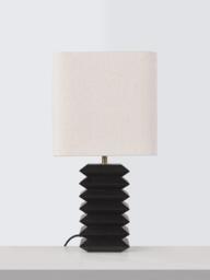 John Lewis Farenwood Table Lamp, Black - thumbnail 2