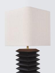 John Lewis Farenwood Table Lamp, Black - thumbnail 5