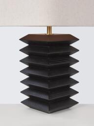 John Lewis Farenwood Table Lamp, Black - thumbnail 6