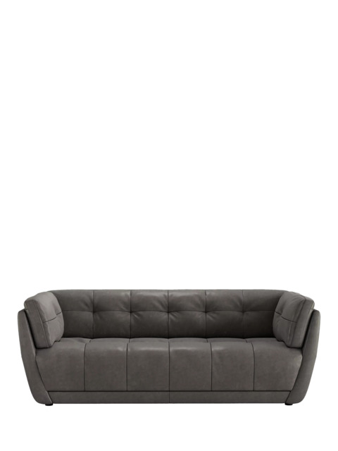 At The Helm Theo Large 3 Seater Leather Sofa - image 1
