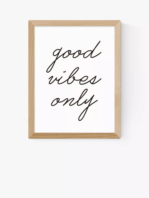 EAST END PRINTS Rafael Farias 'Good Vibes Only' Framed Print - image 1