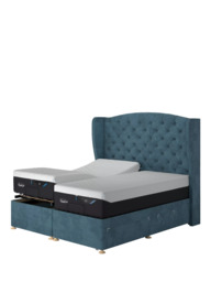 TEMPUR® Suffolk Adjustable Disc Continental 4 Drawer Divan Base, Super King Size - thumbnail 5