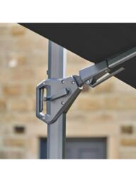 Pacific Premium Nexus T2 Free-Arm Tilt Parasol & Base with Cover, 3m - thumbnail 4
