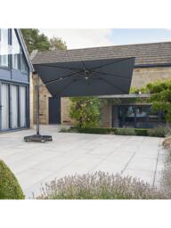 Pacific Premium Nexus T2 Free-Arm Tilt Parasol & Base with Cover, 3m - thumbnail 2