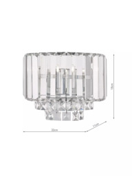 Laura Ashley Vienna Crystal Wall Light - thumbnail 4